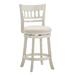 Verona Linen Lattice Back Swivel 24-inch Counter Height Stool by iNSPIRE Q Classic