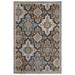 Style Haven Everly Panel Medallions Blue/ Rust Area Rug