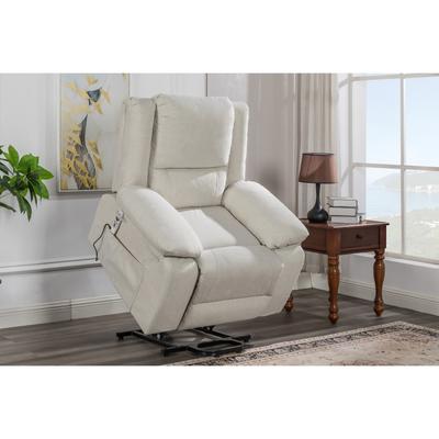 Power Remote Control Lifting Recliner with Massage for Elderly, Multi-function Massage Sofa Chairs with Timing & Cushion Heating