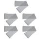 ZPSHYD Exfoliating Washcloth Towel Exfoliating Body Scrubber 5pcs Soft Exfoliating Scrubber for Body Cleaning Bathing Supply Gray