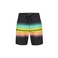 O'NEILL Herren Heatstripe Line 19" Boardshorts Kurze Hosen, 19010 Schwarz, 36W