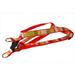 Sassy Dog Wear STRIPE-ORANGE-MULTI2-H Multi Stripe Dog Harness - Orange - Small