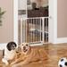 TABU 29.53"- 32.28"W Pet Gate, Safety Baby Gate for Doorways & Stairs w/ 5.51" & 2.76" Extension Kit, in White | Wayfair 480091110WTA