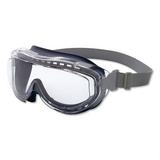 Flex Seal Goggle Clear Lens Navy Frame Indirect Vent Anti-Fog Hydrophilic Hydrophobic Scratch-Resistant Neoprene Strap