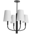 Dainolite - Eleanor - 4 Light Chandelier In Style-17 Inches Tall and 21 Inches