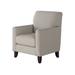 Armchair - Lark Manor™ Aravis 30" Wide Armchair Wood/Polyester/Fabric in Gray/Brown | 38 H x 30 W x 32 D in | Wayfair