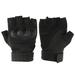 Uxcell Men s Outdoor Fingerless Gloves Half Finger Gloves Breathable Workout Gloves Black M