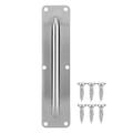 VIFERR Stainless Steel Push Pull Plate Handles for Wooden Doors Security Doors Fire Doors Gate Fireproof Access Door with Screws(???? ???280 * 65mm?)