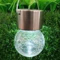Apmemiss Clearance Outdoor Solar Crack Ball Chandelier Glass Hanging Lantern Garden Lamp