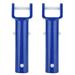 NIKOU V Head Handle Swimming Pool Clip Brush Replacement Accessories 2pcs Blue Shape Accessories