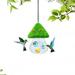 Bouanq Bird Feeders for Outdoors Window Bird Feeder Flocked House Bird Feeder Bird Feeder Window Bird Feeder Feeder Courtyard Hanging Type on Clearance