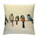 COMIO Lumbar Pillow Decorative Throw Pillows Small Throw Pillows for Couch Outdoor Birds Pillowcases Spring Summer Pillows Decorative Throw Cushion Coversfor Sofa Teal Blue