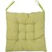 Namzi 1pc Soft Chair Seat Pad Dining Chair Cushion 15.8 x 15.8 Zipper Design Hang Rope Design Indoor Outdoor Seat Cushion (Green)