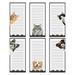 Pnellth 6Pcs Cartoon Magnetic Note Pads Convenient Eco-Friendly Safe Versatile Home Time-saving Note Pads for Fridge