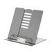 ZTGD Metal Book Stand Angle Adjustable Stable Support Space-saving Avoid Neck Pain Foldable Ergonomic Tablet Stand