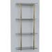 Everly Quinn Shing 14.875" W Shelving Unit Wire/Metal in Yellow | 56.5 H x 14.875 W x 1 D in | Wayfair B192AAFF76394F8D88951E536F655CAF