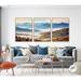 ART TERRITORY Appalachian Mountains, Bedroom Decor in Blue/Brown/White | 48 H x 108 W x 0.07 D in | Wayfair P_884_36x48