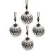 The Holiday Aisle® No Pattern Ball Ornament Glass in Gray | 3.9 H x 3.9 W x 3.9 D in | Wayfair 5E2F2FAB5AF64738A86747D3B0E2DF85