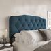 Lark Manor™ Arela Headboard Upholstered/Polyester in Blue | 47.2 H x 79.3 W x 2 D in | Wayfair 468E4BFABBCB4B61A7BE2194497990C4