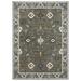 Blue/Gray 133.86 x 94.49 x 0.39 in Area Rug - Bungalow Rose Raynisha Area Rug Polyester | 133.86 H x 94.49 W x 0.39 D in | Wayfair