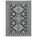 Blue/Gray 129.92 x 94.49 x 0.39 in Area Rug - Bungalow Rose Reffett Area Rug Polyester | 129.92 H x 94.49 W x 0.39 D in | Wayfair