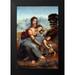 da Vinci Leonardo 13x18 Black Modern Framed Museum Art Print Titled - The Virgin and Child with Saint Anne