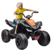 Tuekys Officially Licensed Mc-Laren 24V Kids Electric Ride On ATV 4 Wheeler Battery Powered Ride on Car for Toddlers Ages 3+ 24 Volt Ride on Toy for Boys Girls with LED Lights MP3 Black