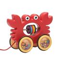 BELLZELY Mini Christmas Ornaments Clearance Children s Drag Toy Car Pull Rope Traction Car Kindergarten Baby Educational Early Education Walking Toys