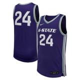 Men's Nike #24 Purple Kansas State Wildcats Replica Basketball Jersey