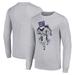 Men's Starter Heather Gray New York Giants Logo Graphic Long Sleeve T-Shirt