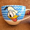 Disney Dining | Disney Donald Duck Cappuccino Cup Coffee Mug Vintage Style Soup Mug 20 Oz | Color: Blue/Cream | Size: Os