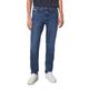 Slim-fit-Jeans MARC O'POLO DENIM "aus Bio-Baumwoll-Mix" Gr. 34 34, Länge 34, blau (dunkelblau) Herren Jeans Tapered-Jeans