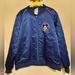 Disney Jackets & Coats | Disney Parks Walt Disney World 50th Anniversary Satin Bomber Jacket Size Xl Nwt | Color: Blue | Size: Xl