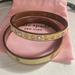 Kate Spade Jewelry | Kate Spade Bangle Gold/ Cream Bracelet’s W/Bag | Color: Cream/Gold | Size: Os