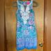 Lilly Pulitzer Dresses | Lily Pulitzer Size 00 Multicolored Dress | Color: Blue/Pink | Size: 00