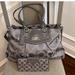 Coach Bags | Coach Monogram Cross Body Purse Bundle! Brand New Without Tags!Wallet Comes Free | Color: Gray/Silver | Size: 16x10x5