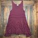 Free People Dresses | Free People Voile And Lace Trapeze Dress | Color: Purple/Red | Size: Xs