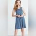 Madewell Dresses | Madewell Swing Dress | Color: Blue/White | Size: Xs