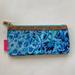 Lilly Pulitzer Office | Lilly Pulitzer Pencil Pouch | Color: Blue/Tan | Size: Os