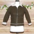 Zara Jackets & Coats | Girls Zara Kids Collection Brown Fleece Jacket Size 8 Full Zip Fur Lining | Color: Brown | Size: 8g