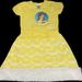 Disney Dresses | Disney Princess Belle Little Girls Sweater Dress | Color: Yellow | Size: Mg