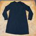 Madewell Dresses | Madewell Womens Director Shift Dress Xs Black Knit V Neck Long Sleeves. | Color: Black | Size: Xs