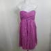 J. Crew Dresses | J Crew Taryn Dress 2p 2 Petite Silk Strapless Pink | Color: Pink/Purple | Size: 2p