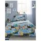 Silentnight Healthy Growth Dinos Duvet Cover Set - Navy, Navy, Size Single