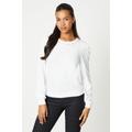 Tall Diamonte Puff Sleeve Brushed Long Sleeve Top