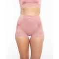 Plus Size Women's Pin Up Lace Control Panty Panty by Rhonda Shear in Light Pink (Size 5X)