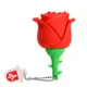 Clé USB Rose Flower 64 go, porte-clés gratuit, clé USB 32 go, clé mémoire rouge bleu, jaune rose, cadeau pour filles, clé USB 16 go 8G