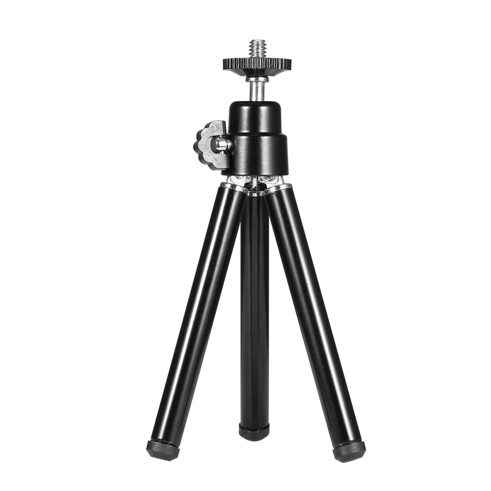 Mini trépied portable pour webcam pour smartphone, support de bureau léger et flexible pour caméra Web, support de téléphone, support de table