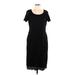 DressBarn Casual Dress - Sheath: Black Dresses - Women's Size 12