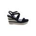 Pelle Moda Wedges: Black Shoes - Women's Size 10